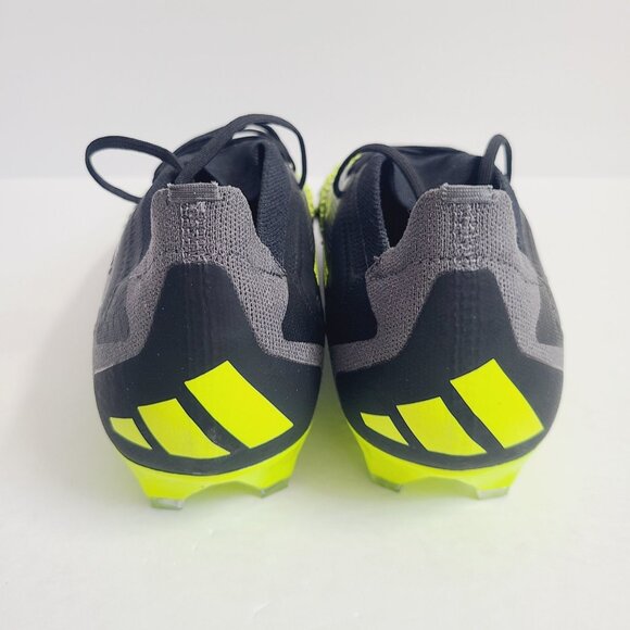 NEW Adidas Predator Accuracy.1 Low FG Soccer Cleats IG0782 Size 7.5 Black Yellow main image 6